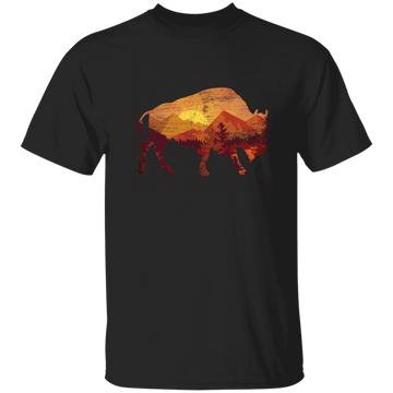 Buffalo Wild, Sunset Buffalo Color, Buffalo With Herd