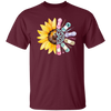 Sunflower Lover, Pretty Sunflower Crocheting Knitting For Women, Love Knitter Unisex T-Shirt