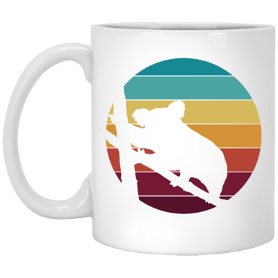 Shadow Of Cute Koalas Symbol Of Australia Fight To Wildlife White Mug