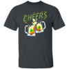 Patrick Party, Cheers With Beers And Shamrock, Love Beer And Shamrock Unisex T-Shirt