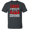 Awareness Ribbon Gift, Throat Cancer Awareness Ribbon Gloves Survivor Unisex T-Shirt