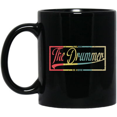 Retro Relax The Drummer Is Here Drummer, Vintage Drummers Birthday Gift