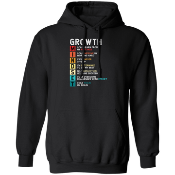 Mindset Gift, Growth Mindset, Retro Mindset Lover, Improve Yourself Pullover Hoodie