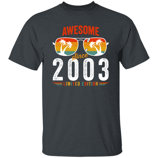 Anniversary 2003 Gift, Awesome Since 2003, Tropical Love, Limited Edition Unisex T-Shirt