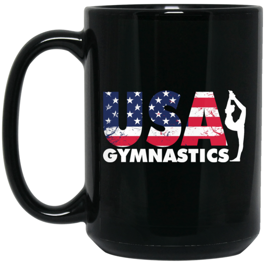 USA Gymnastics American Flag Gymnast Acrobatic