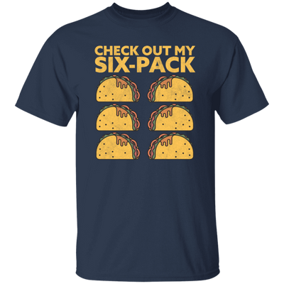 Retro Check Out My Six Pack, Funny Tacos Gift Idea