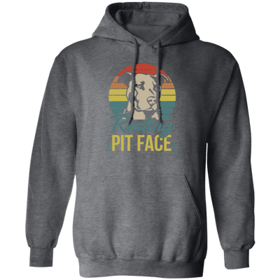 Retro Funny Pit Bull, Pit Face, Dog Lover Gift