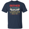 Show your Dad how much you know about him with this Vintage Father Know Everything Fathers Day Tshirt. The perfect Father's Day gift, this t-shirt features a fun, classic saying that any Dad will appreciate. Perfect for any Dad who likes to be in the know!