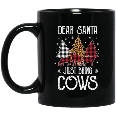 Christmas Dear Santa Just Bring The Cows Funny