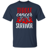 Awareness Ribbon Gift, Throat Cancer Awareness Ribbon Gloves Survivor Unisex T-Shirt