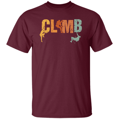 Retro Climb, Love To Climb, Climber Gift, Best Climb Ever, Best Sport, Climb Vintage Unisex T-Shirt