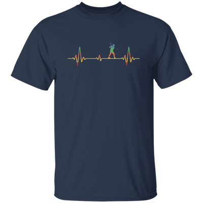 Retro Tennis Heartbeat Ecg Tennis Player Gift