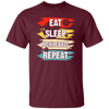 Pickleball Game, Love Pickleball, Ball Sport Gift, Eat Sleep Pickleball Repeat Unisex T-Shirt