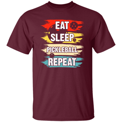 Pickleball Game, Love Pickleball, Ball Sport Gift, Eat Sleep Pickleball Repeat Unisex T-Shirt