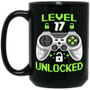 17 Years Old Birthday, Level 17 Unlocked, Video Games, Gamer Style Gift