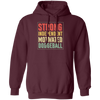 Ballgame Gameplay Throwing Ball Hit Opponents Strong Independent Motivated Dodgeball Vintage Pullover Hoodie