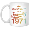 Retro Legendary Since January 1971, 50th Birthday Gift