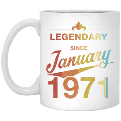 Retro Legendary Since January 1971, 50th Birthday Gift