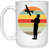 Builder Airplane Retro Gift Model Flight Model Gift Boyfriend White Mug