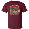 Retro Social Distancing Gamer - Funny Gamers Fun Gift