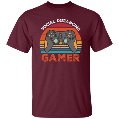 Retro Social Distancing Gamer - Funny Gamers Fun Gift