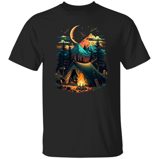 Camping Love Gift, Best Campfire Lover, Camper Gift, Reality Camping Unisex T-Shirt