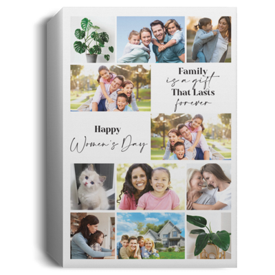 Personalized Photos Gift For Family Canvas, Best Family CB107 Canvas