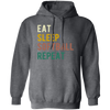 Retro Eat Sleep Softball Repeat Gift