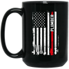 Plumber Gift Lover American Flag My Plumber