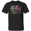 This Design For Skier Born To Ski Colorful Ski Gift Birthday New Year Day Unisex T-Shirt is perfect for skiers of all ages and abilities. Featuring a colorful and vibrant ski-themed design, this stylish t-shirt is sure to make a statement. Unisex sizes are available to ensure the perfect fit for everyone.