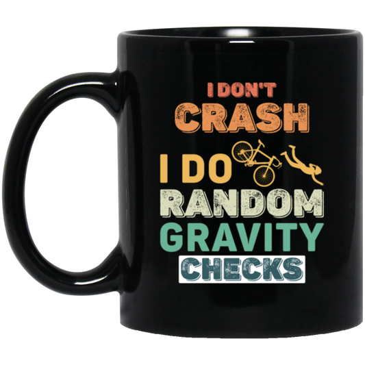 Retro Gravity Checks Cycopath Funny Cycling Pun Vintage