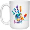 It's All About Wave Jeep Hand Wave White Mug