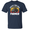 Farming Love Gift, Support Your Local Farmer, Best Farmer Lover, Retro Farm Gift Unisex T-Shirt