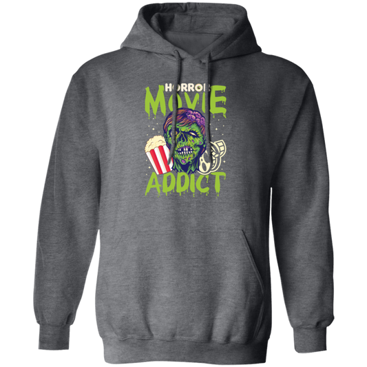 Horror Movie Gift, Zombie Film Gift, Horror Movie Addict, Halloween Gift Pullover Hoodie