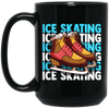 Ice Skating Figure Skating Ice Skate Rink Gift Black Mug