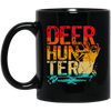 Cant Wait For Deer Hunting Season Deer Hunter Vintage Black Mug