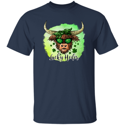 Bull Head Gift, Patricks Cow Lover, Lucky Heifer Gift, Bull And Shamrock Unisex T-Shirt