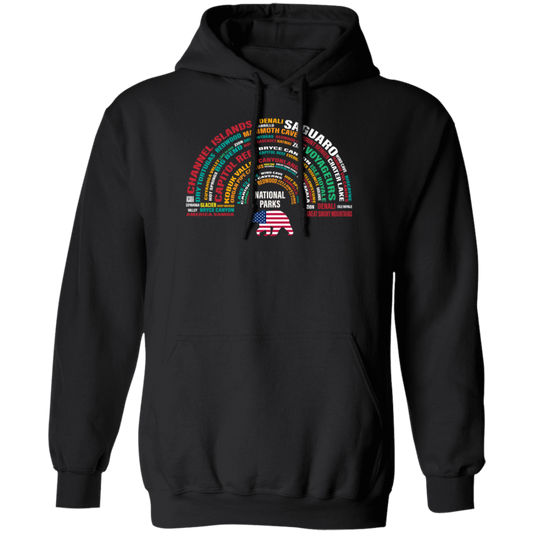 US Gift, Love National Parks, Denali National Park, Love Denali Parks Pullover Hoodie