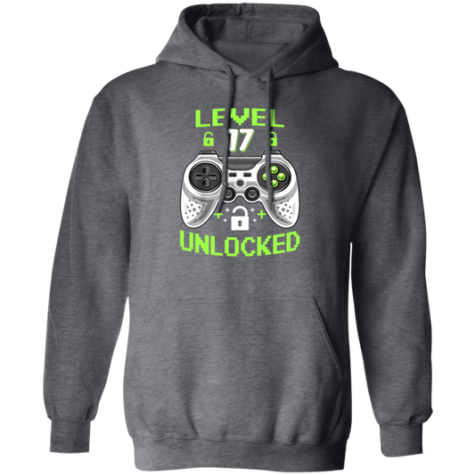 17 Years Old Birthday, Level 17 Unlocked, Video Games, Gamer Style Gift