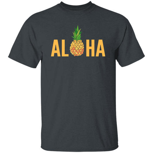 Aloha Pineapple Tropical Fruit Summer Vacation Hawaii Pineapple Lover Unisex T-Shirt