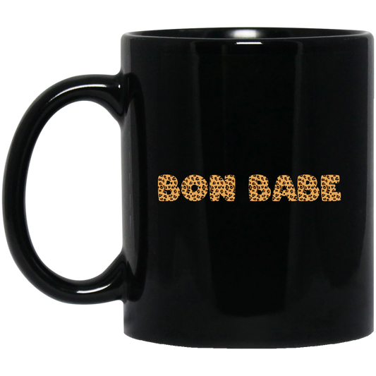 Bon Babe Leopard, Love Arbonne, Best Bonbabe Leopard Style Black Mug