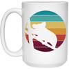 Shadow Of Cute Koalas Symbol Of Australia Fight To Wildlife White Mug