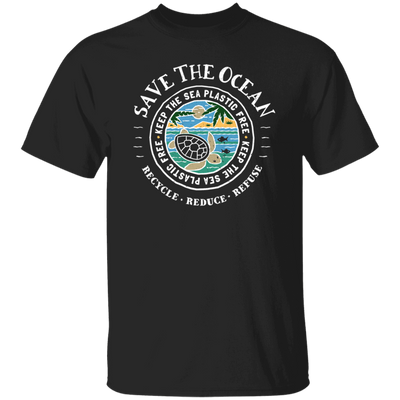 Save The Ocean - Turtle Keep The Sea Plastic Free