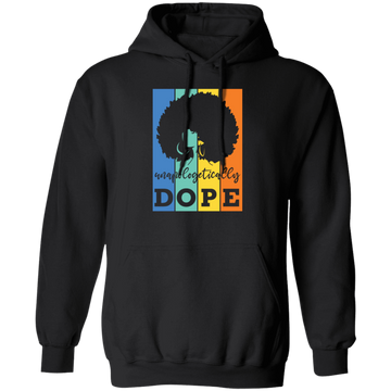 Black Hair Unapologetically Dope Retro Messy Bun Gift