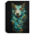 This Australian Cattle Dog Lover Canvas is ideal for any dog lover. Featuring a blue fractal fur psychedelic fantasy dog, it is sure to be a conversation starter in any home. Expertly crafted from quality canvas, this piece is guaranteed to stand the test of time.