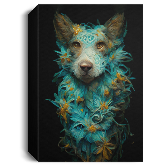 This Australian Cattle Dog Lover Canvas is ideal for any dog lover. Featuring a blue fractal fur psychedelic fantasy dog, it is sure to be a conversation starter in any home. Expertly crafted from quality canvas, this piece is guaranteed to stand the test of time.