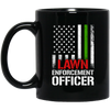 American Officer, Lawn Enforcement Officer, Lawyer Gift, American Lawyer Black Mug