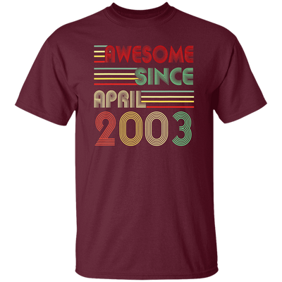 Birthday Gift Awesome Since April 2003 Born In 2003 Unisex T-Shirt