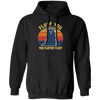 Retro Fluff You, You Fluffin Fluff Cute Cat Pullover Hoodie