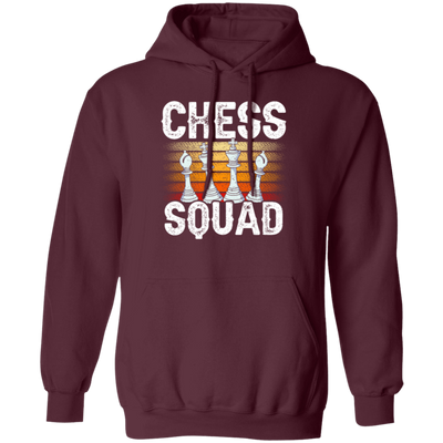 Squad In Sport, Chess Squad Gift, Intelligent Sport, Hobby Player Lover Match Gift Pullover Hoodie